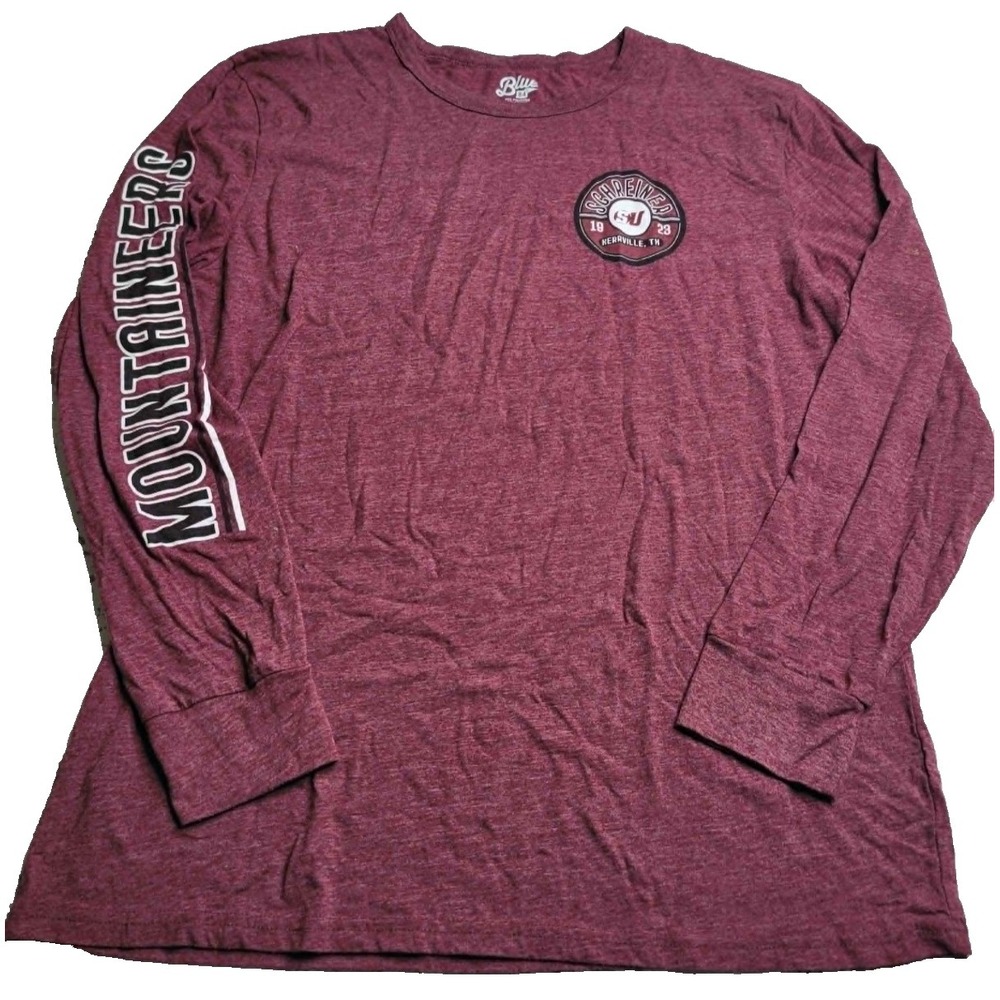 Blue 84 Schreiner University Moutaineers Long Sleeve Maroon T-Shirt Men's XL